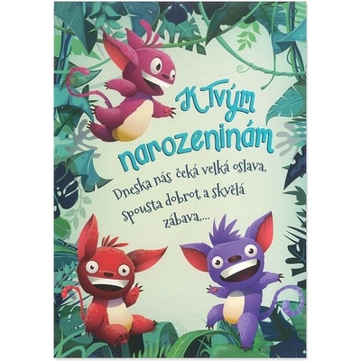 Albi Hrací přání K narozeninám - JÁ TAK RÁD TRSÁM, TRSÁM Y – Zboží Dáma