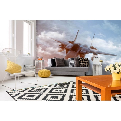 DIMEX ART Самозалепваща се флизелинова фототапета летящ бомбардировач 375 x 250 см
