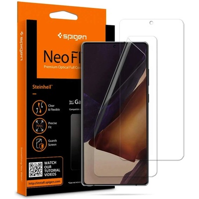 Spigen Neo FLEX HD Screen Protector - 2 броя защитно покритие с извити ръбове за целия дисплей на Samsung Galaxy Note 20