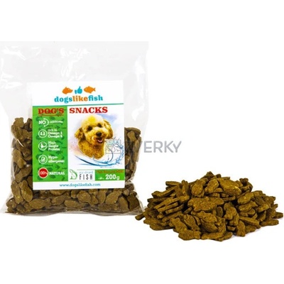 Dogs like fish Sušienky pre psa Mini 200 g