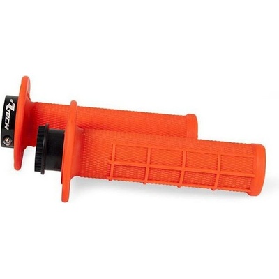 Gripy lock-on R20 Half Waffle, RTECH (neon oranžové, 1 pár)