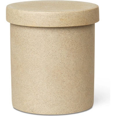 ferm LIVING Чаша за четка за зъби BON 10, 5 см, пясък, порцелан, твърд LIVING (FERM110228101)