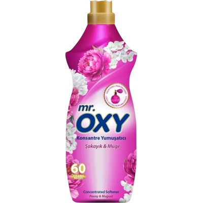 Mr. oxy, Концентриран омекотител - Божур & Момина сълза, 60 изпирания, [обем]