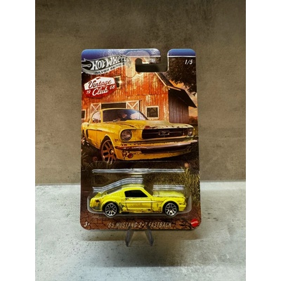 Mattel Hot Wheels Silver Series Vintage Club 68 ’65 Mustang 2+2 Fastback