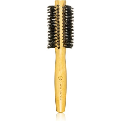 Olivia Garden Bamboo Touch кръгла четка за коса с косми от глиган диаметър 20 mm