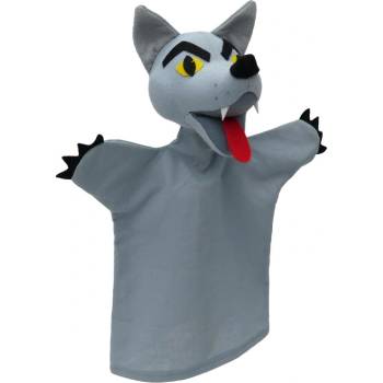 Image 1 of Moravská ústředna Brno Кукла за театър Moravska ustredna Brno - Лошият вълк, 30 cm, сив (22429)