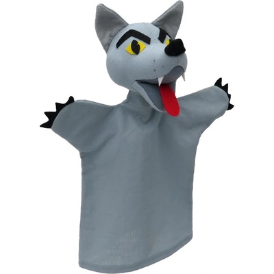 Moravská ústředna Brno Кукла за театър Moravska ustredna Brno - Лошият вълк, 30 cm, сив (22429)