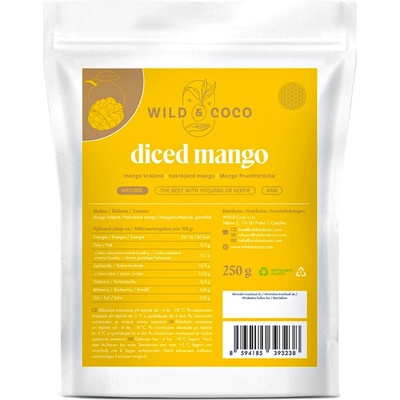 Wild&Coco Mango krájané mrazené 250 g