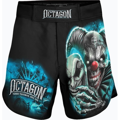 Octagon Мъжки тренировъчни шорти Octagon Theatre of Terror 2 MMA черни/муликолор