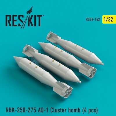 Reskit 1:32 RBK-250-275 AO-1 Cluster bomb (4 pcs) – Hledejceny.cz