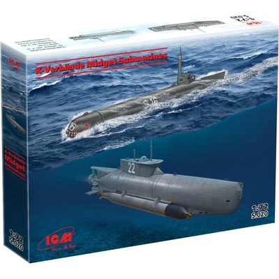 ICM K-Verbände Midget Submarines 'Seehund' and 'Molch' 1:72