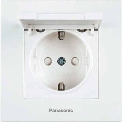 Panasonic КОНТАКТ С КАПАК БЯЛ panasonic karre plus (8691136075981)