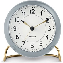 Arne Jacobsen Clocks Station Grey 11 cm