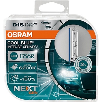 D1S Osram Cool Blue Intense Next Generation +150% 66140CBN BOX