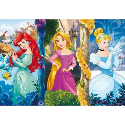 Clementoni - Puzzle Disney Princess: Ariel, Locika and Cinderella 60 maxi - 40 - 99 piese