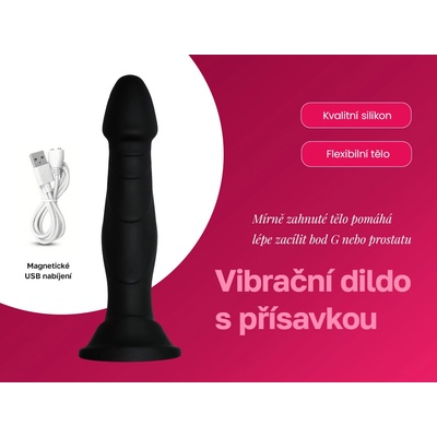 Kvigo Vibrační dildo s přísavkou
