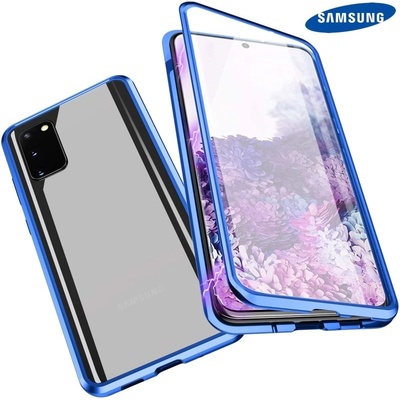 Luxria Double Glass Magnetic - presklené magnetické Samsung Samsung: Galaxy S24 Plus modré