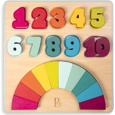 Battat Дървен пъзел Battat - Числа (BTBX1932G)
