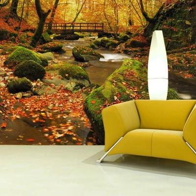 Sablio Tapeta Most v lese, rozmery 336x220 cm