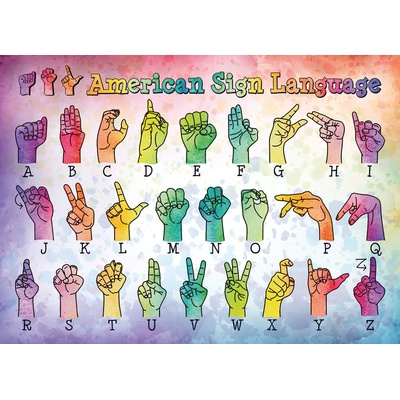 Cobble Hill - Puzzle American Sign Language - 500 piese