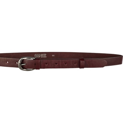 Penny Belts dámský kožený opasek 11 vínový