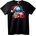 NOONEBRAND Тениска Captain America Коледен Chibi - 5XL, White