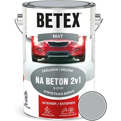 Betex 2v1 na beton S2131 5 kg šedá – Sleviste.cz