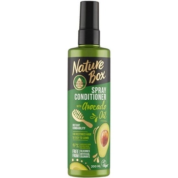 Nature Box Avocado Oil balzam pre poškodené vlasy v spreji 200 ml