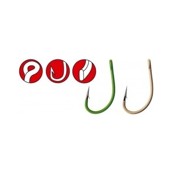 Gamakatsu Háčky Super Camouflage Green vel.4 10 ks