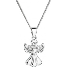 Pavona Stříbrný anděl se Swarovski krystaly bílý 32077.1