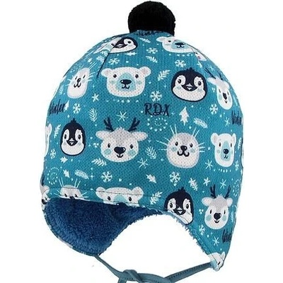 Kojenecká zimní čepice se zvířátky RDX modrá – Zbozi.Blesk.cz
