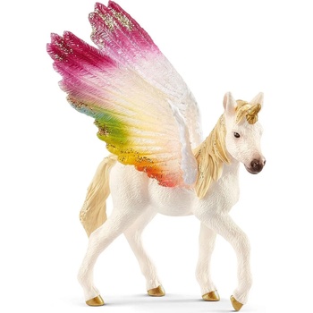 Schleich Фигурка Schleich Bayala - Крилат еднорог на дъгата, конче (70577-02043)