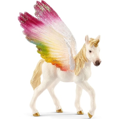Schleich Фигурка Schleich Bayala - Крилат еднорог на дъгата, конче (70577-02043)