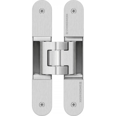 Tectus Dveřní závěs TE 340 3D, skrytý pro bezfalcové dveře, efekt nerez – Sleviste.cz