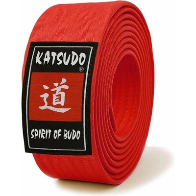 Katsudo Колан Katsudo Obi, червен (3157.KAT.JUDO.KARATE.RED)