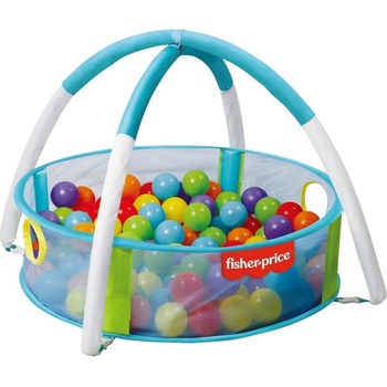 Fisher Price Игрален комплект 2 в 1 Fisher Price - Кошара за игра с 25 броя топки (F0319R)