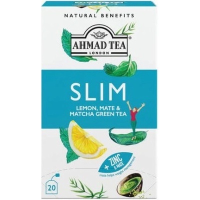 Funkční čaj SLIM Citrón maté & matcha 20 x 1,5 g