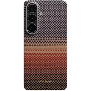 PITAKA Magsafe Калъф за Samsung S26, Pitaka Edge Case Sunset, Кафяв (KS2603)