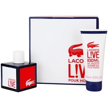 Lacoste Live Male EDT 100 ml + sprchový gel 100 ml dárková sada