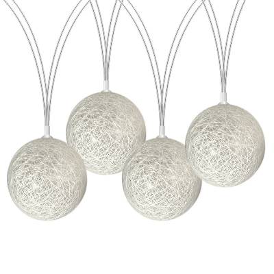 GR0202- LED гирлянд, 12 топки, 3000К, 2 x AA, 1.5м, бял (GR0202)