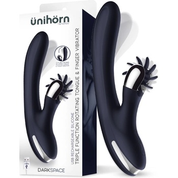 Image 1 of INTOYOU Ünihörn Darkspace Vibe with Rotating Tongues & Finger Movement 3 Motors
