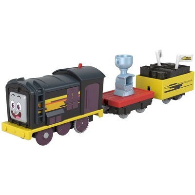 Mattel Влакче ДИЗЕЛ Thomas & Friends, Deliver the win Disel train от серията Trackmaster на Fisher Price, HDY74