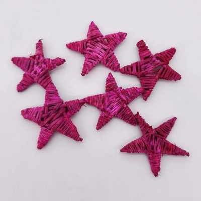 Lata star 5 cm 30ks růžová světlá PT0066