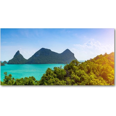 Foto obraz fotografie na skle Panorama Thajsko 100x50 cm