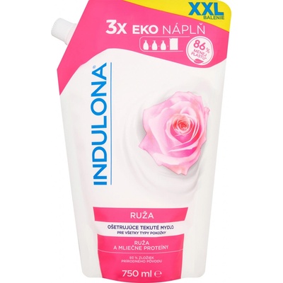 Indulona Tekuté mydlo náhradná náplň Ruža 750 ml