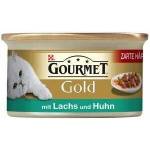 Purina Gourmet Gold мокра храна за котки хапки в сос с пиле и сьомга 85gr