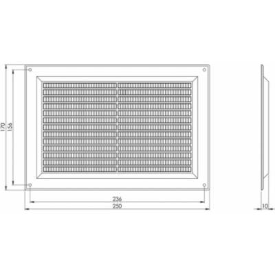 Europlast VR2517 250 x 170 mm