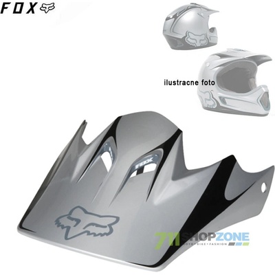 FOX Rampage šilt silver
