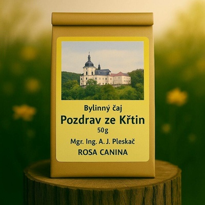 ROSA CANINA Bylinný Čaj Pozdrav ze Křtin Osvěžení Dýchání a Rovnováha 50 g
