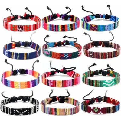 NAKY Unisex tkaný náramek Orient N3229